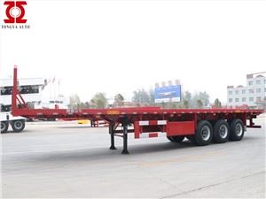 3axles Flat Bed Semi Trailer