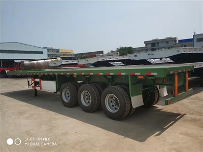 3 Axles Container Flatbed Trailer