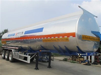 China 50000litres Aluminum Fuel Tanker Trailer Manufacturer