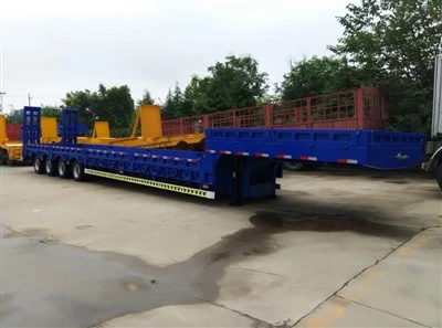 Low Bed Semi Trailer With Extension Board
