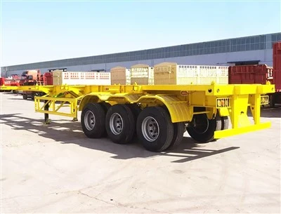 Skeleton Semi Trailer With Gooseneck